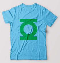Load image into Gallery viewer, Green Lantern Superhero T-Shirt for Men-S(38 Inches)-Light Blue-Ektarfa.online
