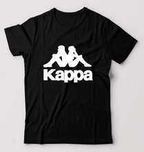 Load image into Gallery viewer, Kappa T-Shirt for Men-S(38 Inches)-Black-Ektarfa.online
