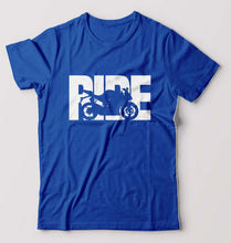 Load image into Gallery viewer, Ride Superbike T-Shirt for Men-Royal Blue-Ektarfa.online
