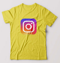 Load image into Gallery viewer, Instagram T-Shirt for Men-Yellow-Ektarfa.online
