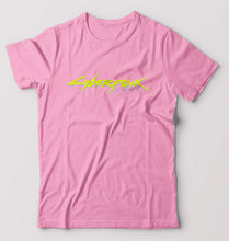 Load image into Gallery viewer, Cyberpunk T-Shirt for Men-S(38 Inches)-Light Baby Pink-Ektarfa.online
