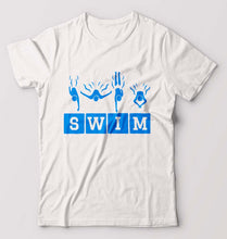 Load image into Gallery viewer, Swim T-Shirt for Men-White-Ektarfa.online
