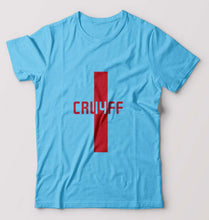 Load image into Gallery viewer, Johan Cruyff T-Shirt for Men-S(38 Inches)-Light Blue-Ektarfa.online
