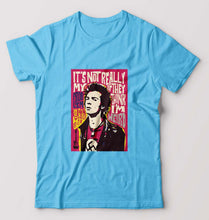 Load image into Gallery viewer, Sid Vicious T-Shirt for Men-Light Blue-Ektarfa.online

