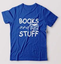 Load image into Gallery viewer, Books T-Shirt for Men-Royal Blue-Ektarfa.online

