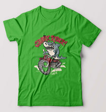 Load image into Gallery viewer, Shark Rider T-Shirt for Men-S(38 Inches)-flag green-Ektarfa.online
