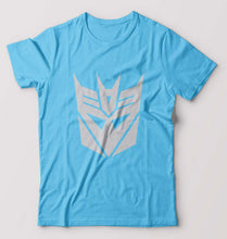 Load image into Gallery viewer, Decepticon Transformers T-Shirt for Men-S(38 Inches)-Light Blue-Ektarfa.online
