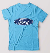 Load image into Gallery viewer, Ford T-Shirt for Men-S(38 Inches)-Light Blue-Ektarfa.online
