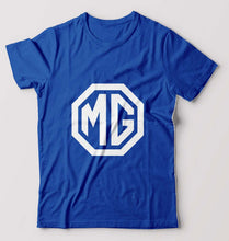 Load image into Gallery viewer, Morris Garages(MG) T-Shirt for Men-S(38 Inches)-Royal Blue-Ektarfa.online
