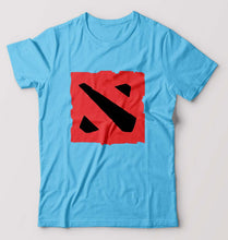 Load image into Gallery viewer, Dota T-Shirt for Men-S(38 Inches)-Light Blue-Ektarfa.online
