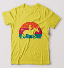 Load image into Gallery viewer, Horse Riding T-Shirt for Men-Yellow-Ektarfa.online
