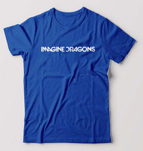 Load image into Gallery viewer, Imagine Dragons T-Shirt for Men-S(38 Inches)-Royal Blue-Ektarfa.online
