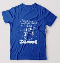 Load image into Gallery viewer, Drummer T-Shirt for Men-Royal Blue-Ektarfa.online
