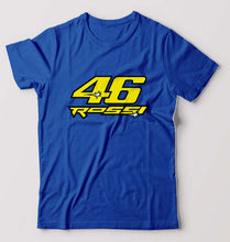 Load image into Gallery viewer, Valentino Rossi(VR 46) T-Shirt for Men-S(38 Inches)-Royal Blue-Ektarfa.online
