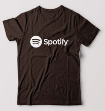 Load image into Gallery viewer, Spotify T-Shirt for Men-Coffee Brown-Ektarfa.online
