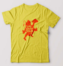 Load image into Gallery viewer, Hanuman Ji (God) T-Shirt for Men-Yellow-Ektarfa.online

