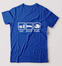 Load image into Gallery viewer, PUBG Eat Sleep Pubg T-Shirt for Men-Royal Blue-Ektarfa.online
