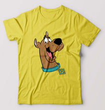 Load image into Gallery viewer, Scooby Doo T-Shirt for Men-S(38 Inches)-Yellow-Ektarfa.online
