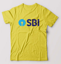 Load image into Gallery viewer, State Bank of India(SBI) T-Shirt for Men-S(38 Inches)-Yellow-Ektarfa.online
