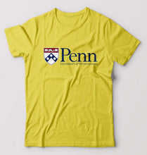 Load image into Gallery viewer, University of Pennsylvania T-Shirt for Men-Yellow-Ektarfa.online
