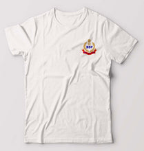 Load image into Gallery viewer, BSF Army T-Shirt for Men-S(38 Inches)-White-Ektarfa.online
