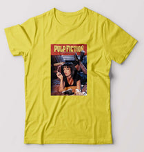 Load image into Gallery viewer, Pulp Fiction T-Shirt for Men-S(38 Inches)-Yellow-Ektarfa.online
