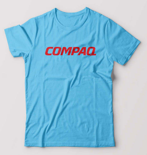 Compaq T-Shirt for Men-Light Blue-Ektarfa.online