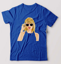 Load image into Gallery viewer, Taylor Swift T-Shirt for Men-S(38 Inches)-Royal Blue-Ektarfa.online
