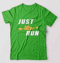 Load image into Gallery viewer, Runner Running T-Shirt for Men-Flag green-Ektarfa.online
