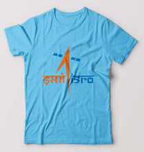 Load image into Gallery viewer, Isro T-Shirt for Men-S(38 Inches)-Light Blue-Ektarfa.online
