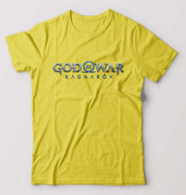 Load image into Gallery viewer, God of War Ragnarok T-Shirt for Men-S(38 Inches)-Yellow-Ektarfa.online

