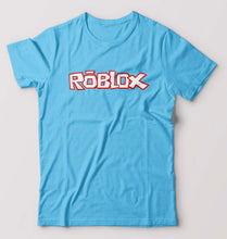 Load image into Gallery viewer, Roblox T-Shirt for Men-S(38 Inches)-Light Blue-Ektarfa.online
