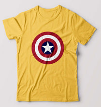 Load image into Gallery viewer, Captain America T-Shirt for Men-S(38 Inches)-Yellow-Ektarfa.online
