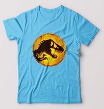 Load image into Gallery viewer, Jurassic World T-Shirt for Men-S(38 Inches)-Light Blue-Ektarfa.online
