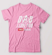 Load image into Gallery viewer, Dad I Love You 3000 T-Shirt for Men-Light Baby Pink-Ektarfa.online
