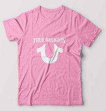 Load image into Gallery viewer, True Religion T-Shirt for Men-S(38 Inches)-Light Baby Pink-Ektarfa.online
