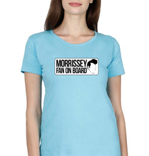 Load image into Gallery viewer, Morrissey T-Shirt for Women-Light Blue-Ektarfa.online
