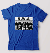 Load image into Gallery viewer, Niggaz Wit Attitudes (NWA) Hip Hop T-Shirt for Men-Royal Blue-Ektarfa.online
