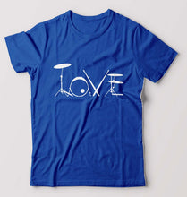 Load image into Gallery viewer, Love Drum T-Shirt for Men-Royal Blue-Ektarfa.online
