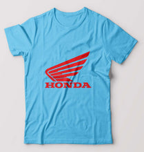 Load image into Gallery viewer, Honda T-Shirt for Men-S(38 Inches)-Light Blue-Ektarfa.online
