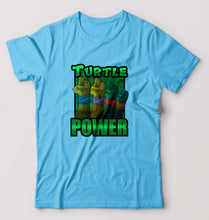 Load image into Gallery viewer, Ninja Turtles TMNT T-Shirt for Men-Light Blue-Ektarfa.online
