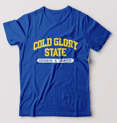 Varsity Cold Glory T-Shirt for Men-Royal Blue-Ektarfa.online