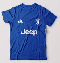 Load image into Gallery viewer, Juventus F.C. 2021-22 T-Shirt for Men-S(38 Inches)-Royal Blue-Ektarfa.online
