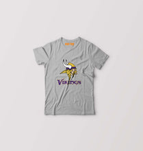Load image into Gallery viewer, Vikings Kids T-Shirt for Boy/Girl-Grey-Ektarfa.online
