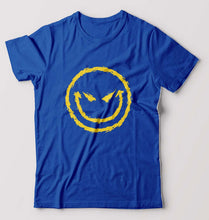 Load image into Gallery viewer, Evil Smile Emoji T-Shirt for Men-Royal Blue-Ektarfa.online
