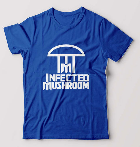 Infected Mushroom T-Shirt for Men-Royal Blue-Ektarfa.online