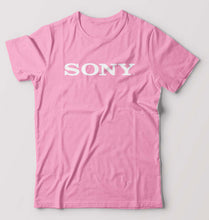 Load image into Gallery viewer, Sony T-Shirt for Men-S(38 Inches)-Light Baby Pink-Ektarfa.online
