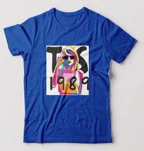 Load image into Gallery viewer, Taylor Swift T-Shirt for Men-S(38 Inches)-Royal Blue-Ektarfa.online
