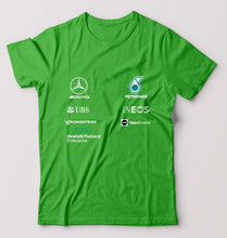 Load image into Gallery viewer, Mercedes AMG Petronas F1 2022 Team T-Shirt for Men-S(38 Inches)-flag green-Ektarfa.online
