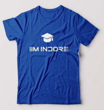 Load image into Gallery viewer, IIM I Indore T-Shirt for Men-S(38 Inches)-Royal Blue-Ektarfa.online
